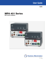 Extron electronic MPA 401-100V User manual