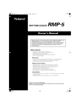 Roland RMP-5 User manual