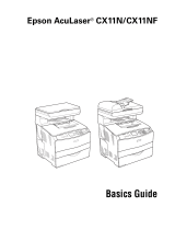 Epson AcuLaser CX11F User manual