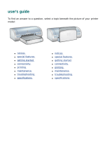 HP Deskjet 5100 Printer series User guide