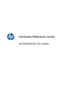 HP t5745 Thin Client Reference guide