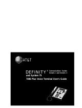 AT&T Definity 7406D+ User manual