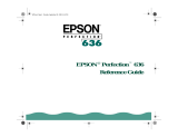 Epson Perfection 636 User manual