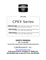 CyberResearch P4-32-X User manual