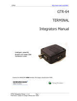 Wavecom GTR-64 User manual