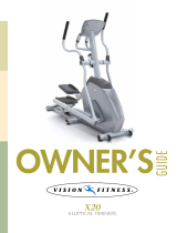 Vision Fitness X20 Owner's manual