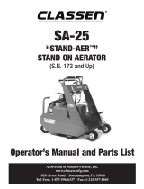 Classen STAND-AER SA-25 User manual