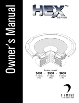 Diamond Audio Technology HEX S600 User manual