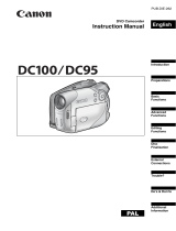 Canon DC100 User manual