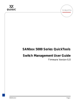 Qlogic SANbox 5000 Series User manual