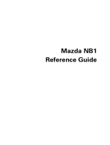 TomTom Mazda NB1 Owner's manual