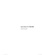 Epson SP7890DES User manual