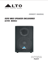 Alto EQU MK II Series Owner's manual