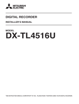 Mitsubishi DX-TL4516U series User manual