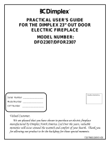 Dimplex DFO2307 User manual