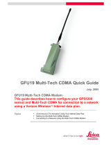 Multitech GFU19 User manual