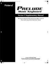 Roland PRELUDE MUSIC KEYBOARD 2 User manual