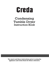 Creda Tumble Dryer Instruction book