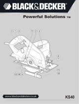 Black & Decker KS40 T1 Owner's manual