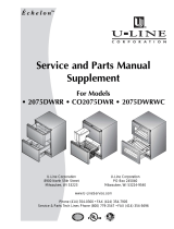 U-Line 2075DWRR User manual