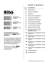 Boss Audio Systems ONYX NX3000.2 User manual