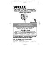 Vector Sportspot SL101MV User manual