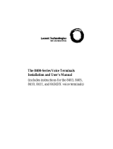 Lucent Technologies Voice Terminal 8434DX User manual