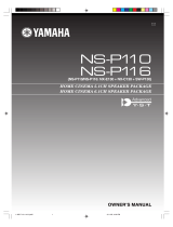 Yamaha NS-P110 User manual