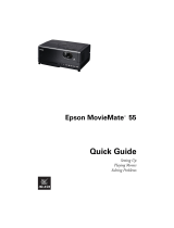 Epson MovieMate 55 User guide