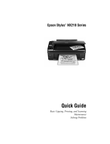 Epson Stylus NX215 User guide