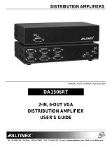 Altinex Distribution Amplifier DA1506RT User manual