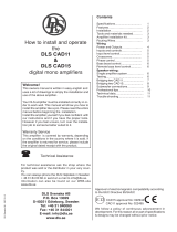 DLS CAD 11 Owner's manual