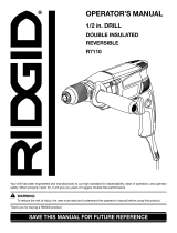 RIDGID R7110 User manual