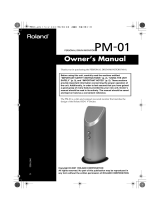 Roland PM-01 Owner's manual