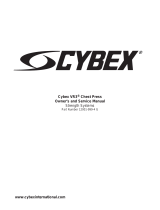 CYBEX VR3 12001 Chest Press User manual