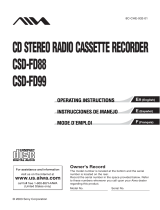 Aiwa CSD-FD88 User manual