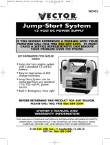 Vector JUMP-START SYSTEM User manual