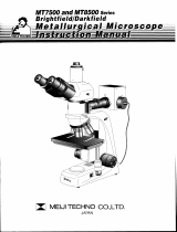 Meiji Techno MT8500 series Owner's manual