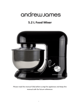 Andrew James 5.2 L Food Mixer User manual