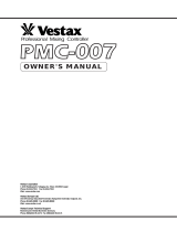 Vestax PMC-07Pro User manual