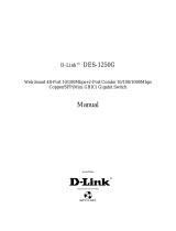 D-Link DES-1250G User manual