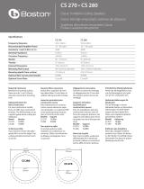 Boston Acoustics DSI265 User manual
