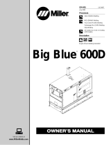 Miller Big Blue 600 X User manual