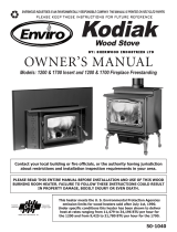 Enviro Kodiak 1200 Fireplace Freestanding User manual