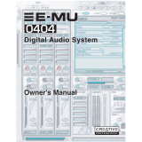 E-Mu 0404 Owner's manual