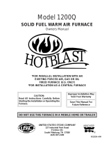 United States Stove Hotblast 1200Q User manual
