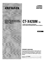 Aiwa CT-X428 Operating instructions