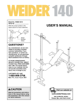 Weslo WEBE13810 User manual