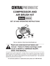 Central Pneumatic 95630 Air Compressor User manual