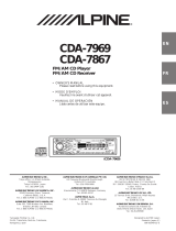 Alpine CDA-7867 User manual